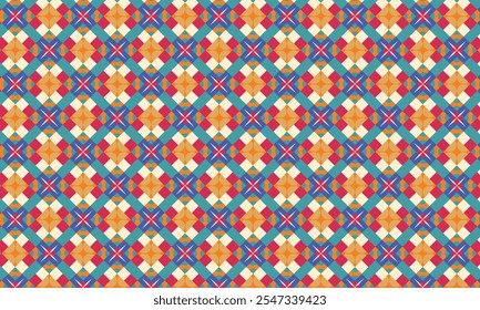 Combinación geométrica inconsútil del modelo de Formas coloridas. Perfecto para imprimir, fondos de diseño, Fondo de pantalla y azulejos, envoltura de regalos