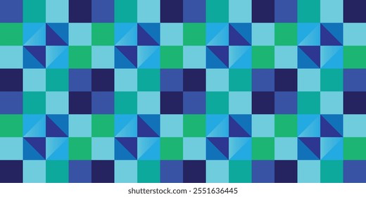 Seamless geometric pattern combination of colorful shapes. Perfect for printing, design backgrounds, wallpaper and tiles, gift wrapping