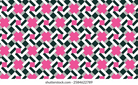 Seamless geometric pattern combination of colorful shapes. Perfect for printing, backgrounds, designs, wallpaper and tiles.