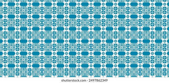 Seamless geometric pattern of combination of shapes  dark blue for printing and textile and wallpaper