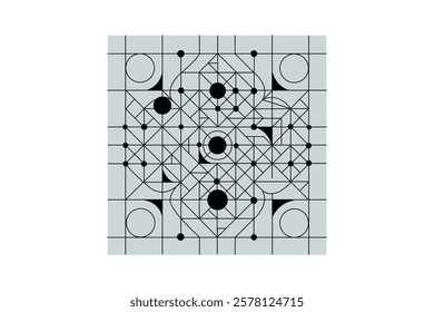 Seamless Geometric Pattern creating a seamless and modern aesthetic vibrant overlapping Shapes
Design with Contemporary Repeating Pattern