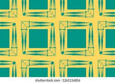 Seamless geometric pattern. Creative design.
