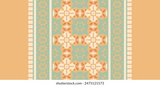 Seamless Geometric Pattern. Cross Stitch Pattern Background. Design for Cross Stitch,ethnic,fabric,pattern,embroidery,motif, Cross,stitch,folk,retro,pixel,handcraft,abstract,batik,zigzag