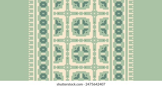 Seamless Geometric Pattern. Cross Stitch Pattern Background. Design for Cross Stitch,ethnic,fabric,pattern,embroidery,motif, Cross,stitch,folk,retro,pixel,handcraft,abstract,batik,zigzag