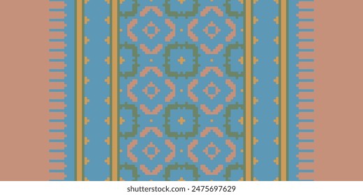 Seamless Geometric Pattern. Cross Stitch Pattern Background. Design for Cross Stitch,ethnic,fabric,pattern,embroidery,motif, Cross,stitch,folk,retro,pixel,handcraft,abstract,batik,zigzag