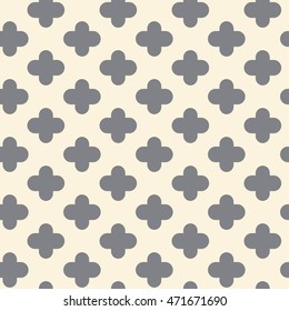 Seamless geometric pattern. Cross. Vector illustration