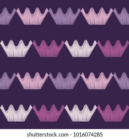 Seamless geometric pattern. The crown's texture. Scribble texture. Bright colors and simple shapes. Trendy seamless pattern designs.