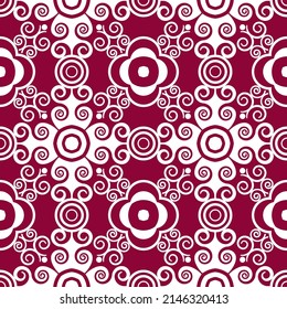 Seamless Geometric Pattern Curls Vector Art Stock Vector (Royalty Free ...