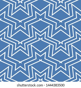 Seamless geometric pattern with curved lines. Vector art.