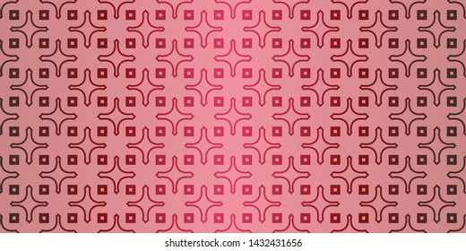 Seamless geometric pattern with decorative art-deco modern ornamnet. Vector illustration.