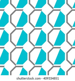 Seamless geometric pattern. Decorative background. Vector 