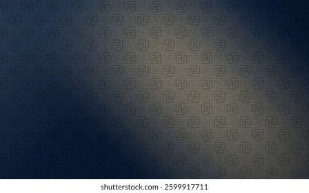 Seamless Geometric Pattern in Deep Blue and Gray with Subtle Texture Creating a Mysterious and Sophisticated Surface for Various Design Applications