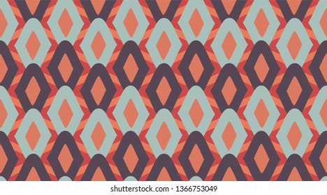 Seamless geometric pattern.  Delicate beautiful ornament.  Repeating tile interior design background.  Seamless vector pattern. 