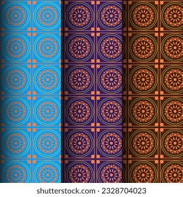 Seamless and  geometric pattern Design with abstract pattern background design template
