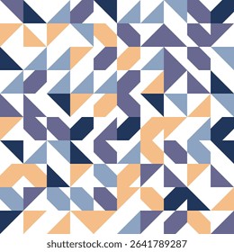 Seamless geometric pattern design. Abstract texture background template. Vector illustration