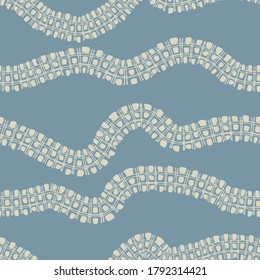 Seamless geometric pattern. Design for fabric, paper, textiles, ceramics, wallpaper. Vector graphic ornament.