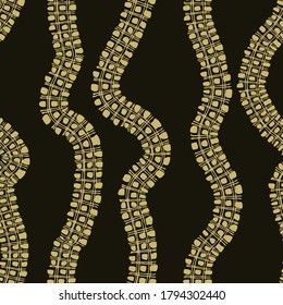 Seamless geometric pattern. Design for fabric, paper, textiles, ceramics, wallpaper. Vector graphic ornament.