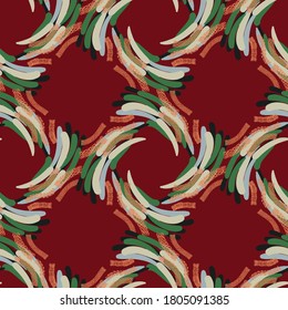 Seamless geometric pattern. Design for fabric, paper, textiles, ceramics, wallpaper. Vector graphic ornament.