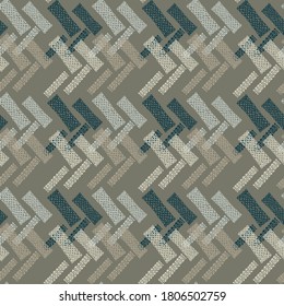 Seamless geometric pattern. Design for fabric, paper, textiles, ceramics, wallpaper. Vector graphic ornament.