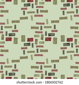 Seamless geometric pattern. Design for fabric, paper, textiles, ceramics, wallpaper. Vector graphic ornament.