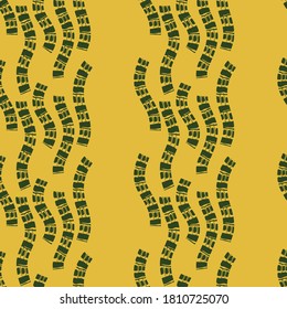 Seamless geometric pattern. Design for fabric, paper, textiles, ceramics, wallpaper. Vector graphic ornament.