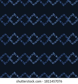 Patrón geométrico sin foco. Diseño para tela, papel, textiles, cerámica, papel pintado. Ornamento gráfico vectorial.