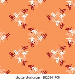 Seamless geometric pattern. Design for fabric, paper, textiles, ceramics, wallpaper. Vector graphic ornament.