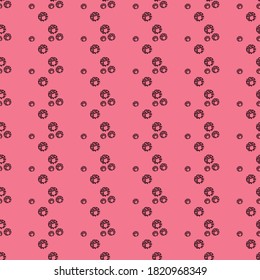 Nahtloses geometrisches Muster. Design für Gewebe, Papier, Textilien, Keramik, Tapeten. Vektorgrafik-Ornament.