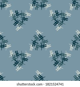 Seamless geometric pattern. Design for fabric, paper, textiles, ceramics, wallpaper. Vector graphic ornament.