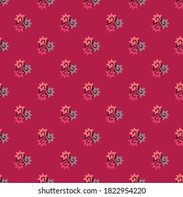 Seamless geometric pattern. Design for fabric, paper, textiles, ceramics, wallpaper. Vector graphic ornament.