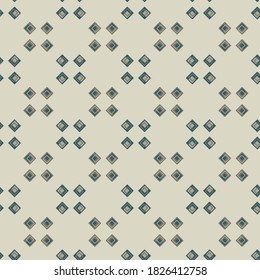 Nahtloses geometrisches Muster. Design für Gewebe, Papier, Textilien, Keramik, Tapeten. Vektorgrafik-Ornament.