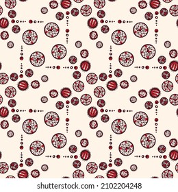 Seamless geometric pattern. Design for fabric, paper, textiles, ceramics, wallpaper. Vector graphic ornament.
