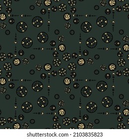 Seamless geometric pattern. Design for fabric, paper, textiles, ceramics, wallpaper. Vector graphic ornament.