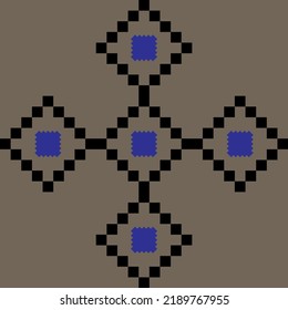 Seamless geometric  pattern design. Fabric textile for shirt, wallpaper etc.