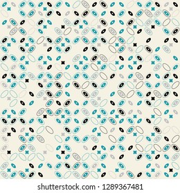 Seamless geometric pattern design illustration