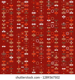 Seamless geometric pattern design illustration