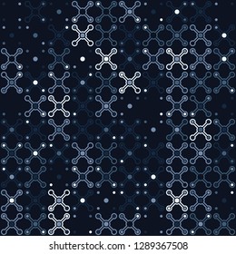 Seamless geometric pattern design illustration