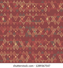 Seamless geometric pattern design illustration