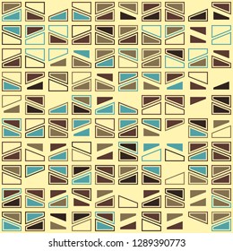 Seamless geometric pattern design illustration