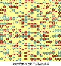 Seamless geometric pattern design illustration