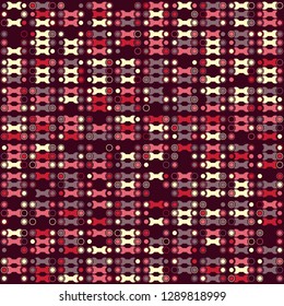 Seamless geometric pattern design illustration