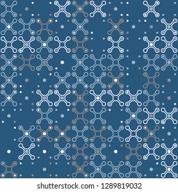 Seamless geometric pattern design illustration