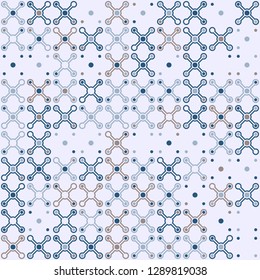 Seamless geometric pattern design illustration