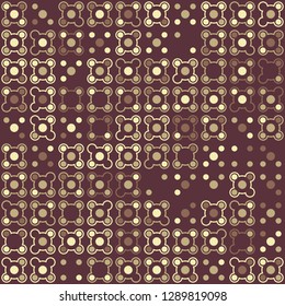 Seamless geometric pattern design illustration
