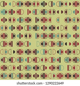 Seamless geometric pattern design illustration