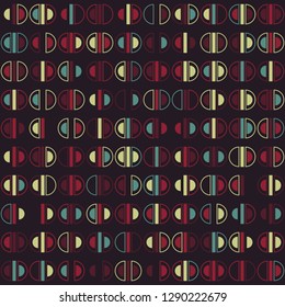 Seamless geometric pattern design illustration