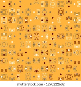 Seamless geometric pattern design illustration