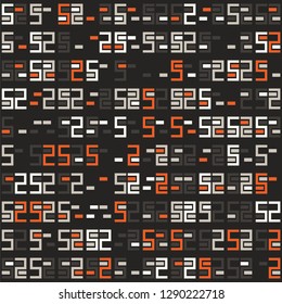 Seamless geometric pattern design illustration