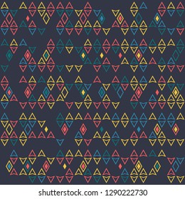Seamless geometric pattern design illustration