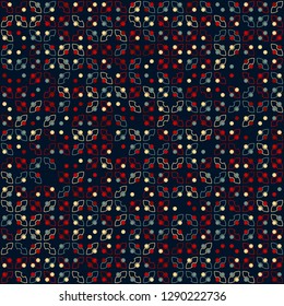 Seamless geometric pattern design illustration